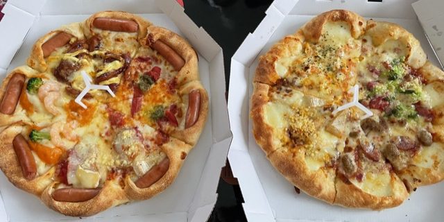 pizza  & lavender